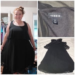 Torrid Size 2 Black Dress